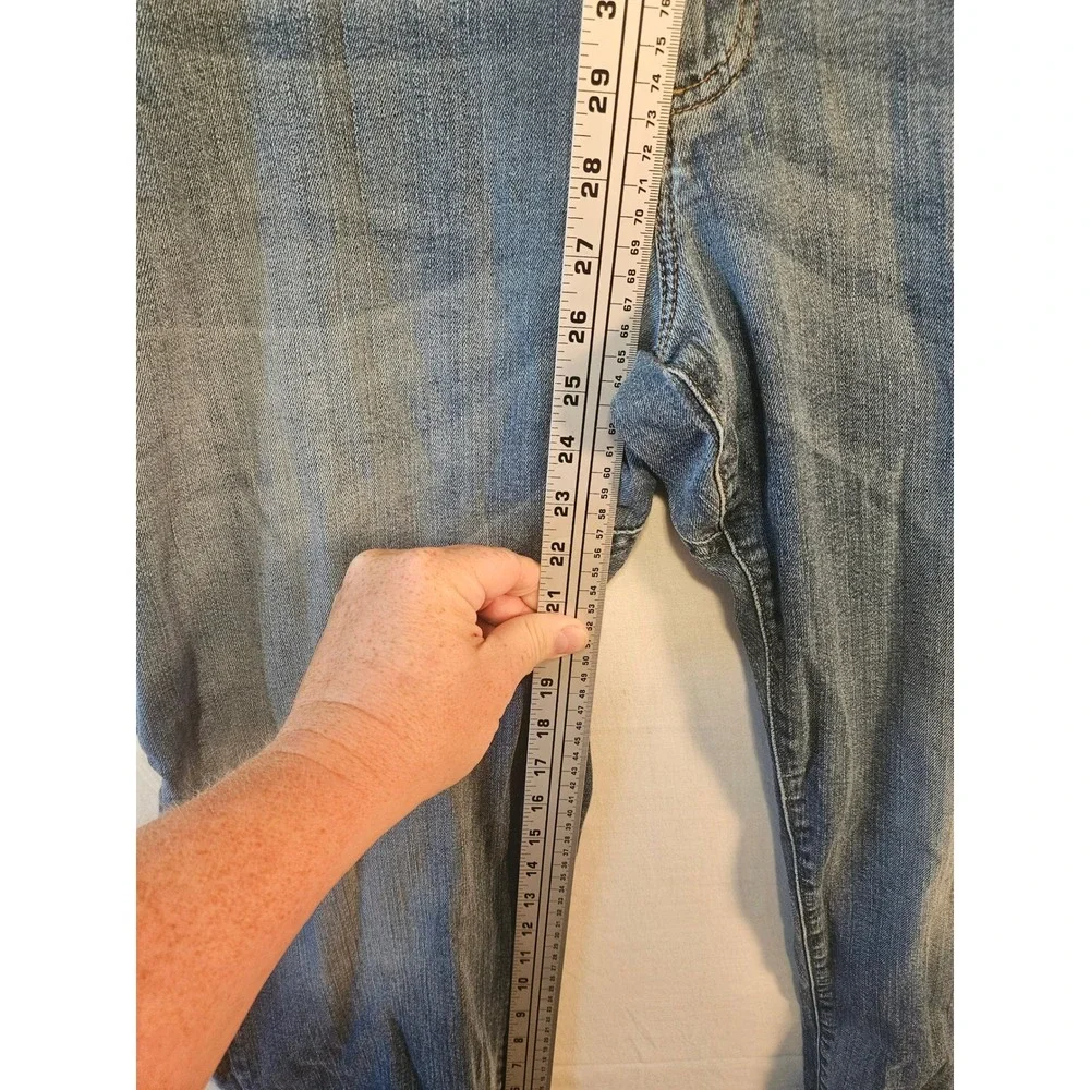 Lee Extreme Motion MVP Relaxed Straight Jeans Blue 46x29 Mens Stretch Denim 2547